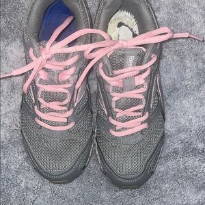 Reebok Gray and Pink Athletic Shoes